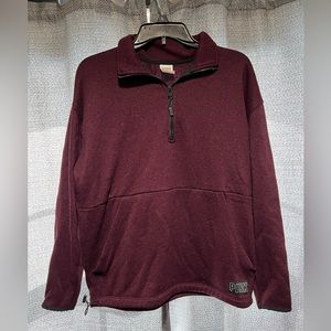 PINK 1/4 Zip Sweatshirt Size S